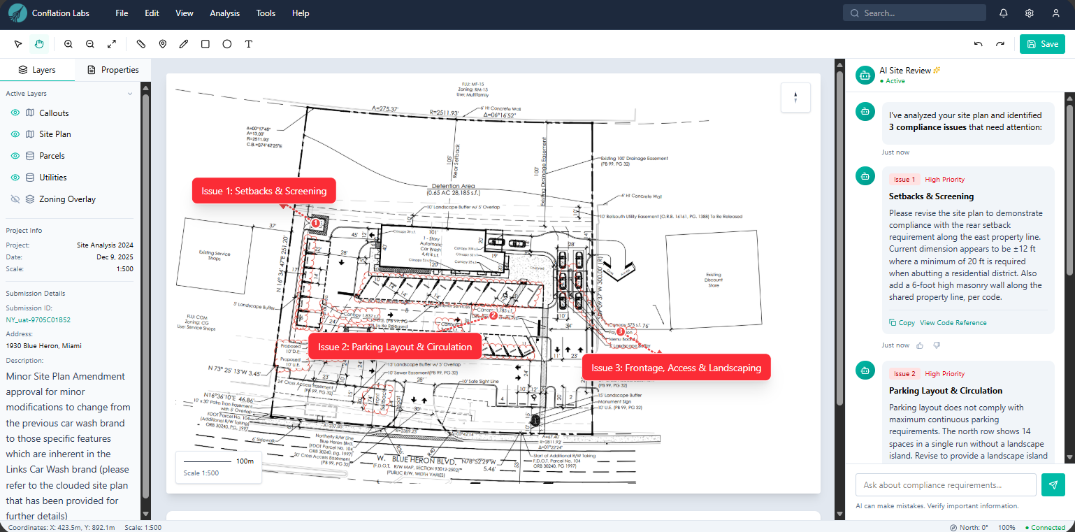 Research Agent interface showing user asking questions and AI providing detailed responses